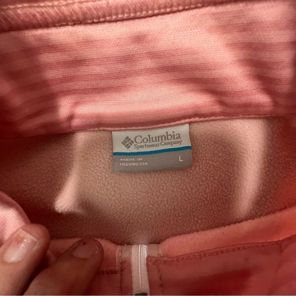 Columbia Optic Got It Half Zip Fleece Lined Pullover size Large - Picture 2 of 9